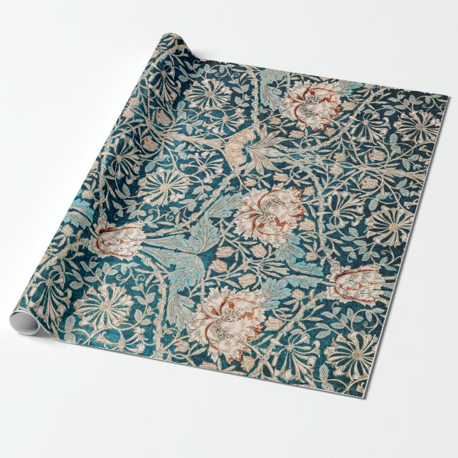 Pappert: WILLIAM MORRIS : HONEYSUCKLE Presentpapper (Utrullad)