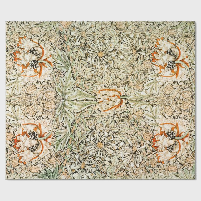 Pappert: WILLIAM MORRIS : HONEYSUCKLE Presentpapper (Platt)