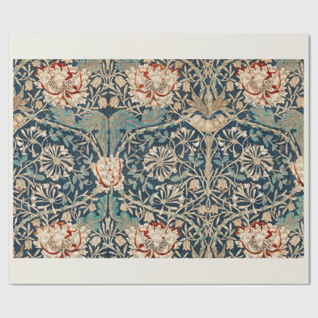 Pappert: WILLIAM MORRIS : HONEYSUCKLE Presentpapper (Platt)