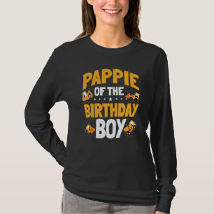 Pappie of the Birthday Boy Construction Worker Bda T Shirt