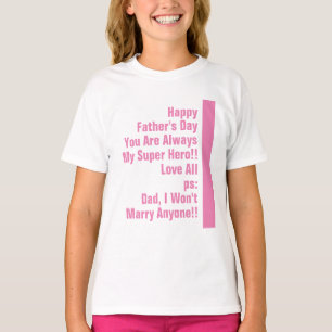 Pappor alltid min toppen-hjälte-roligt t shirt