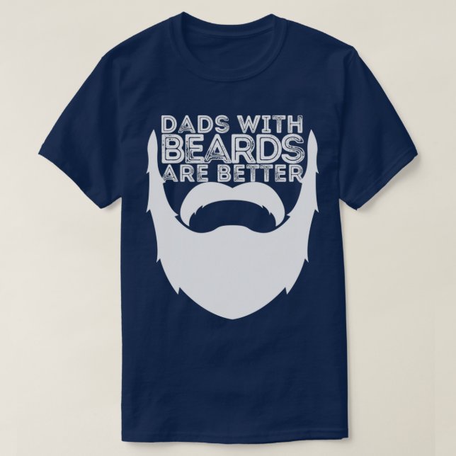 PAPPOR ÄR BÄTTRE FARS DAG BEARD PAPPA T SHIRT (Design framsida)