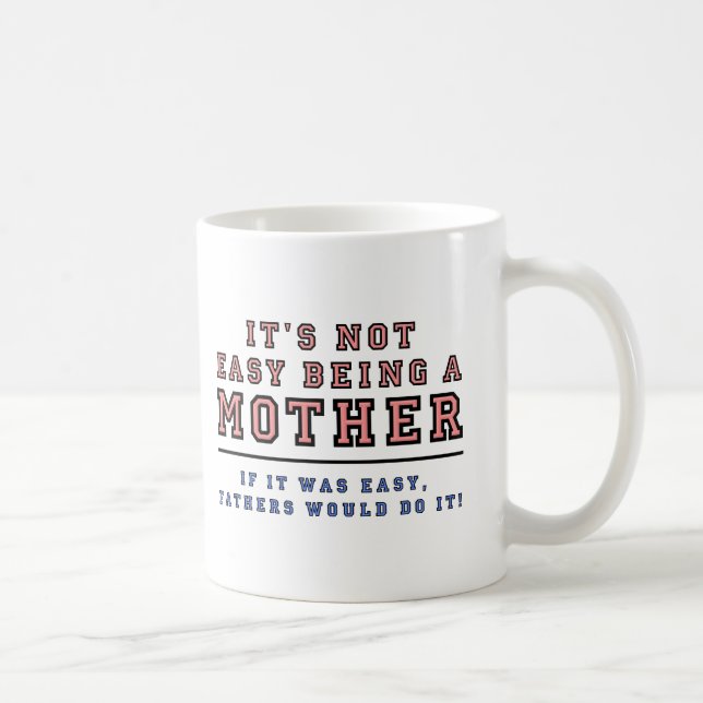 Pappor Är Inte Mammor Rolig Mugg (Höger)