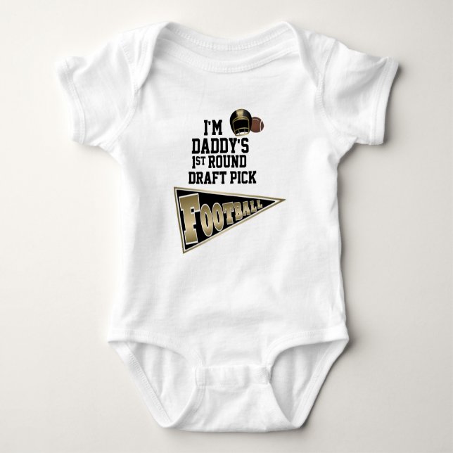 Pappor - Baby Jersey Bodykostym T Shirt (Framsida)