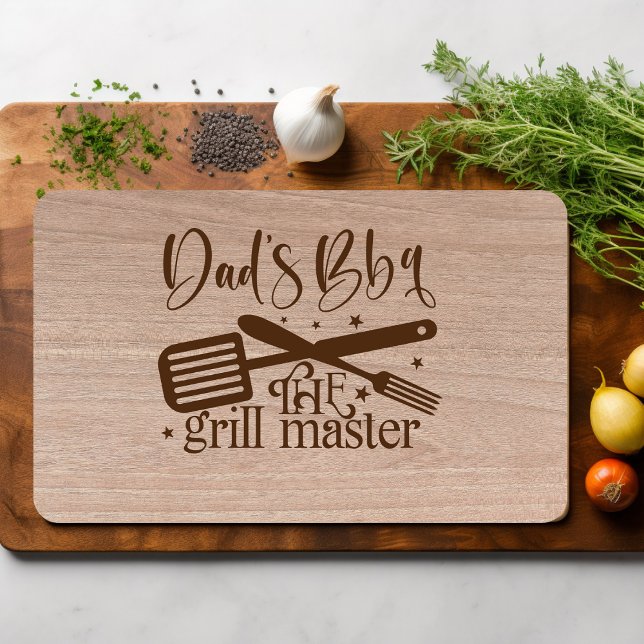 Pappor BBQ: Grill Master Cting Board (Skapare uppladdad)
