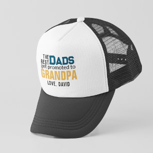 Pappor befordras till farfar Fars dag Keps
