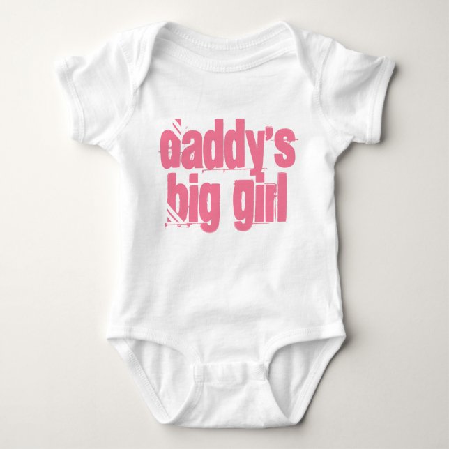 Pappor Big Girl Typography T-shirt (Framsida)