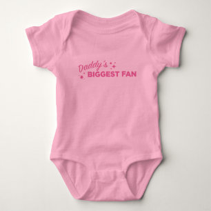 Pappor Biggest Fläkt i Rosa Cute T Shirt