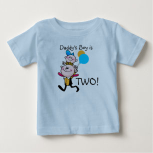 Pappor Boy Anpassade Birthday T-shirt