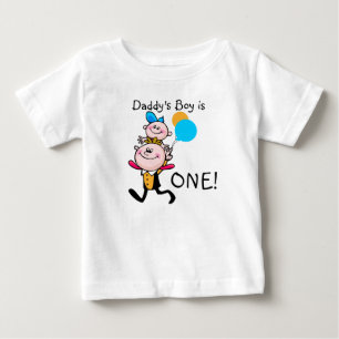 Pappor Boy Anpassade Birthday T-shirt