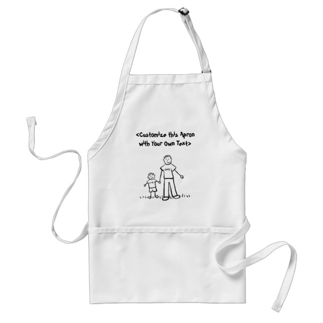 Pappor Boy Apron Förkläde (Framsidan)