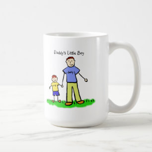 Pappor Boy (Far och Son-familjen) Anpassningsbar M Kaffemugg