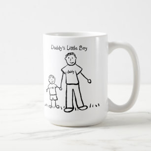 Pappor Boy (Far och Son-familjen) Anpassningsbar M Kaffemugg