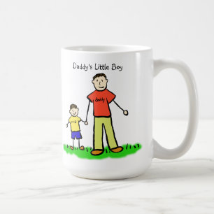 Pappor Boy (Far och Son-familjen) Anpassningsbar M Kaffemugg