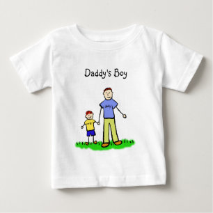 Pappor Boy Personlig Family Characters Shirt T-shirt