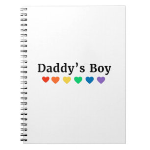Pappor Boy, Pridet Rainbow Hearts, LGBT-Coola, LGB Anteckningsbok