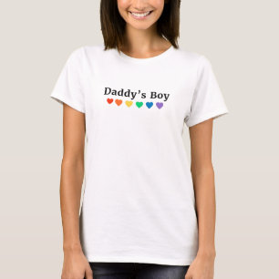 Pappor Boy, Pridet Rainbow Hearts, LGBT-Coola, LGB T Shirt