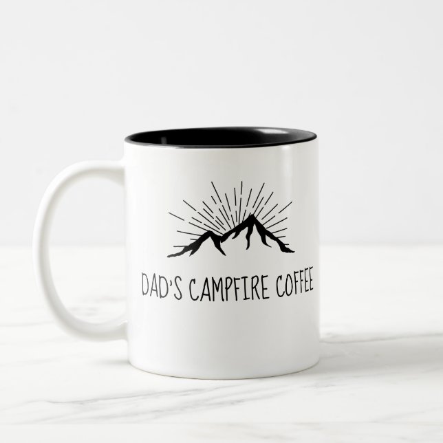 Pappor Campfire Coffee Två-Tonad Mugg (Vänster)