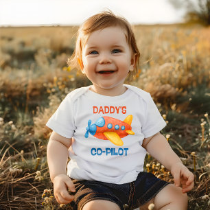 Pappor Co-Pilot-flygplan T Shirt