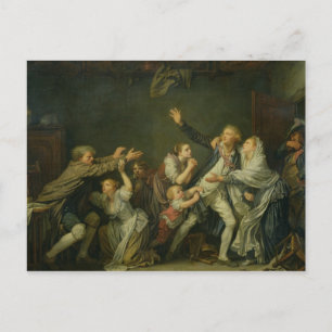 Pappor Curse eller The Untacksam Son, 1777 Vykort