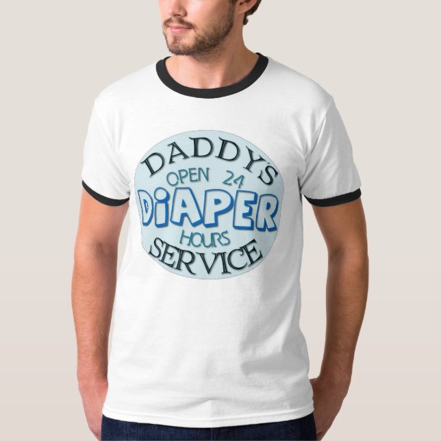 Pappor Diaper Service Tee (Framsida)
