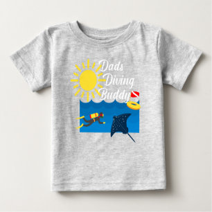 Pappor Diving Buddy Design - Baby Bra Jersey T-Shi T Shirt