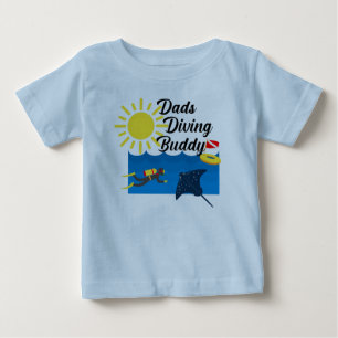 Pappor Diving Buddy Design - Baby Bra Jersey T-Shi T Shirt