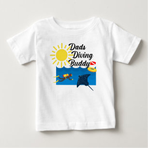 Pappor Diving Buddy Design - Baby Bra Jersey T-Shi T Shirt