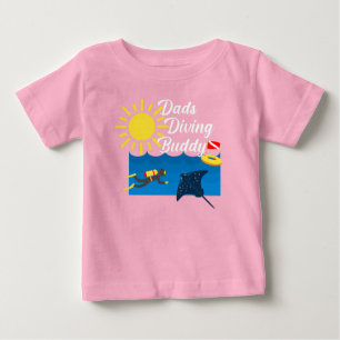 Pappor Diving Buddy Design - Baby Bra Jersey T-Shi T Shirt