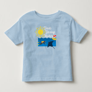 Pappor Diving Buddy Design - Småbarn Bra Jersey T- T Shirt