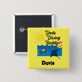 Pappor Dold Buddy-design - fyrkantsknapp Knapp