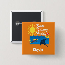 Pappor Dold Buddy-design - fyrkantsknapp Knapp