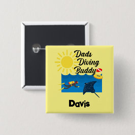 Pappor Dold Buddy-design - fyrkantsknapp Knapp