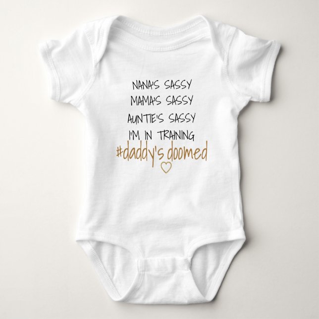 pappor domedad baby tee (Framsida)
