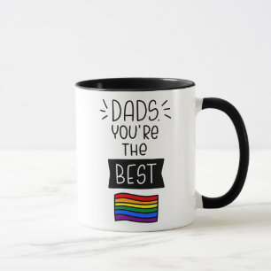Pappor, du är det bästa Pridet Fars dag Mugg