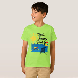 Pappor dykande Buddy-design - barnens grundläggand T Shirt