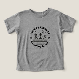 Pappor Favorite Camping Buddy Baby-skjorta T Shirt