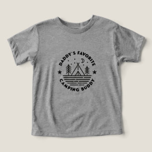 Pappor Favorite Camping Buddy Baby-skjorta T Shirt