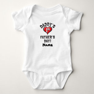 Pappor First Fars dag med hjärta T Shirt