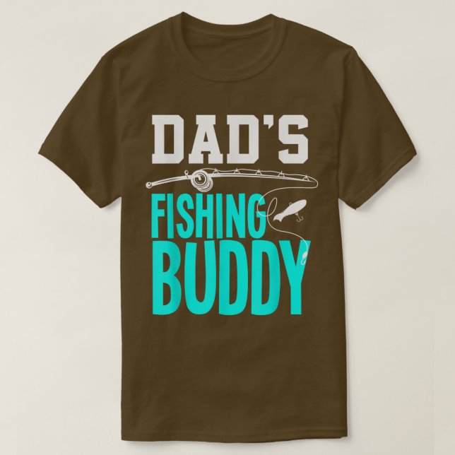 Pappor Fishing Buddy Funny Far Son Fishing 360 T Shirt (Design framsida)
