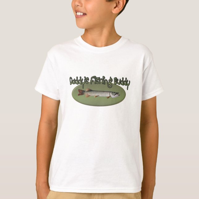Pappor Fishing Buddy T-shirt (Framsida)