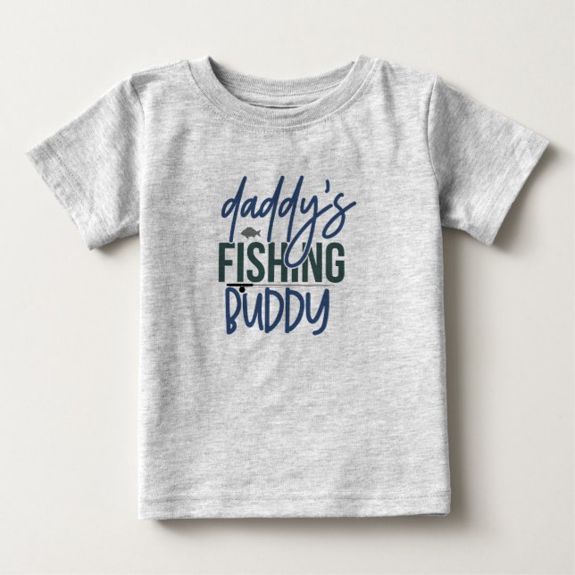Pappor Fishing Buddy T Shirt (Framsida)