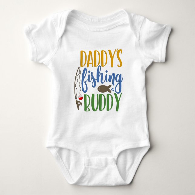 Pappor Fishing Buddy T Shirt (Framsida)