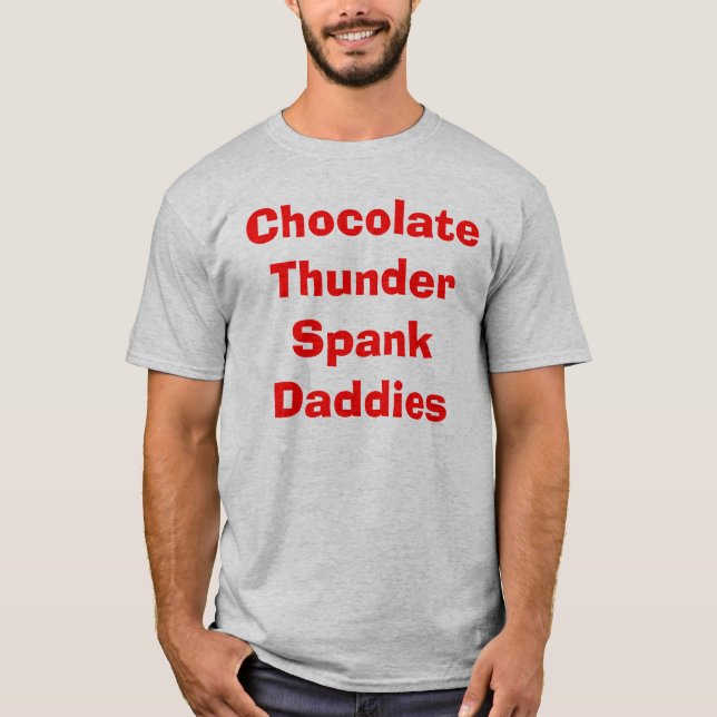 Pappor för chokladåskaSpank T-shirt (Framsida)
