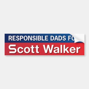Pappor för Scott Walker Bildekal