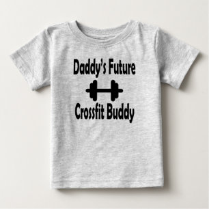 Pappor framtida CrossFit kompis t-shirt
