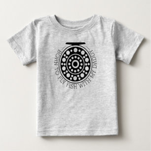 Pappor Framtida litet Flygfiske Buddy T Shirt
