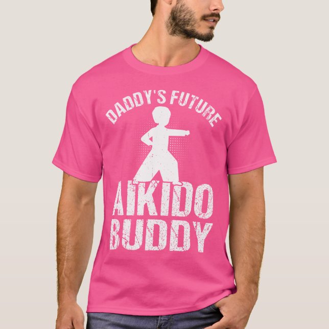 Pappor Future Aikido Buddy T Shirt (Framsida)