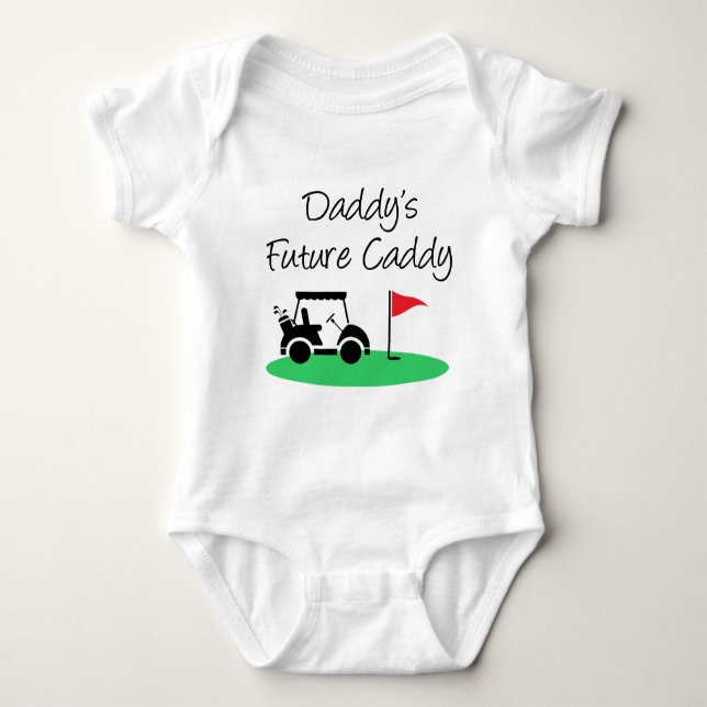 Pappor Future Caddy Golf T-shirt (Framsida)