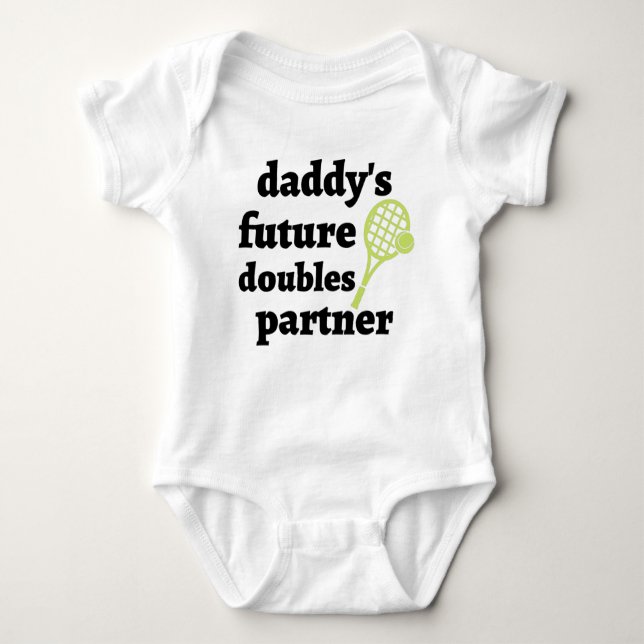 Pappor Future Dubblas Partner - praktiskt T Shirt (Framsida)